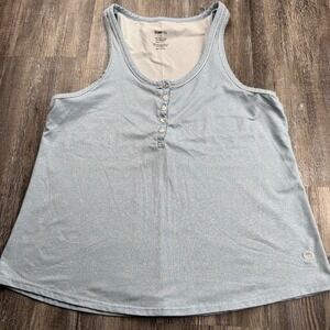 Born Women's Large Athletic Tank Top Blue